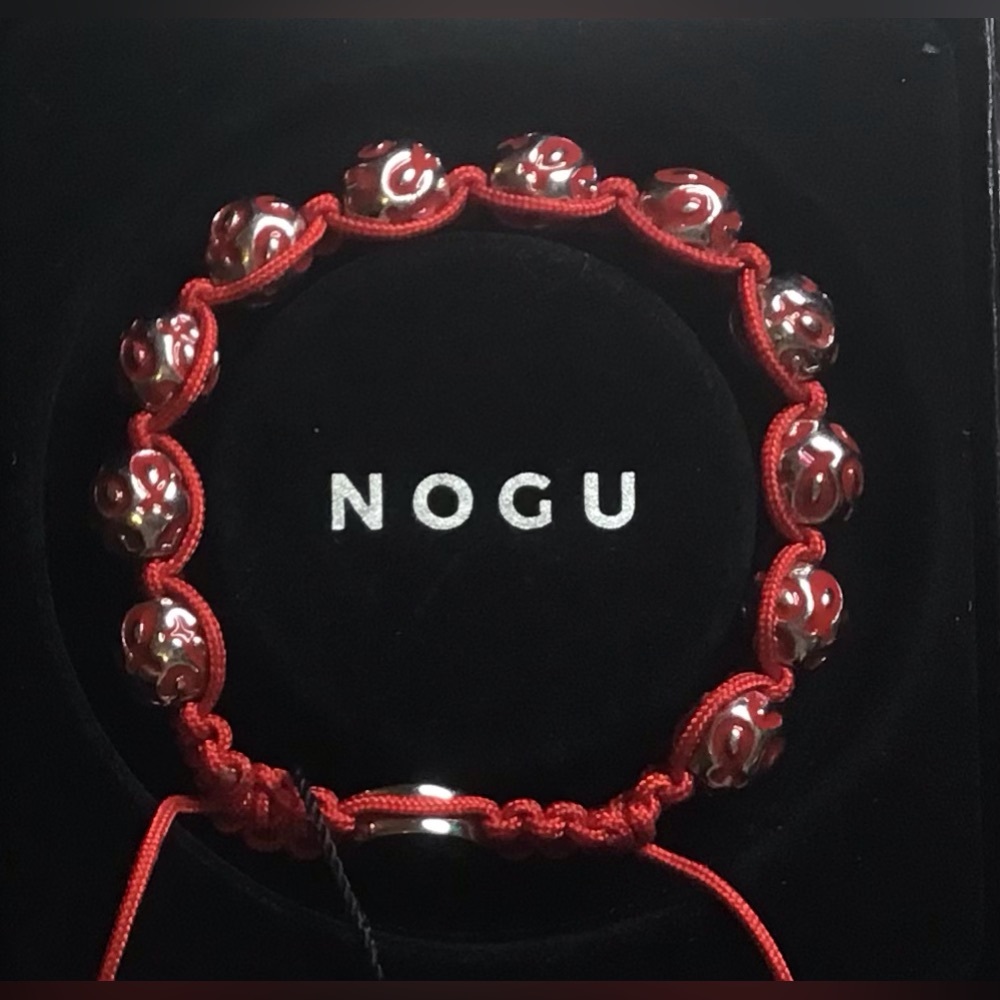 ❤️❤️ NOGU Red Ribbon Charmbala Bracelet ❤️❤️
